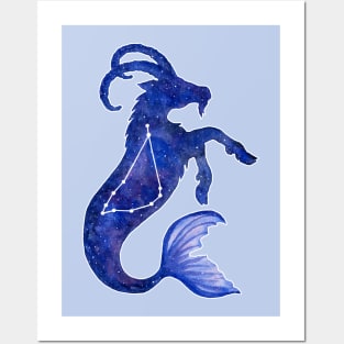 Astrological sign capricorn constellation Posters and Art